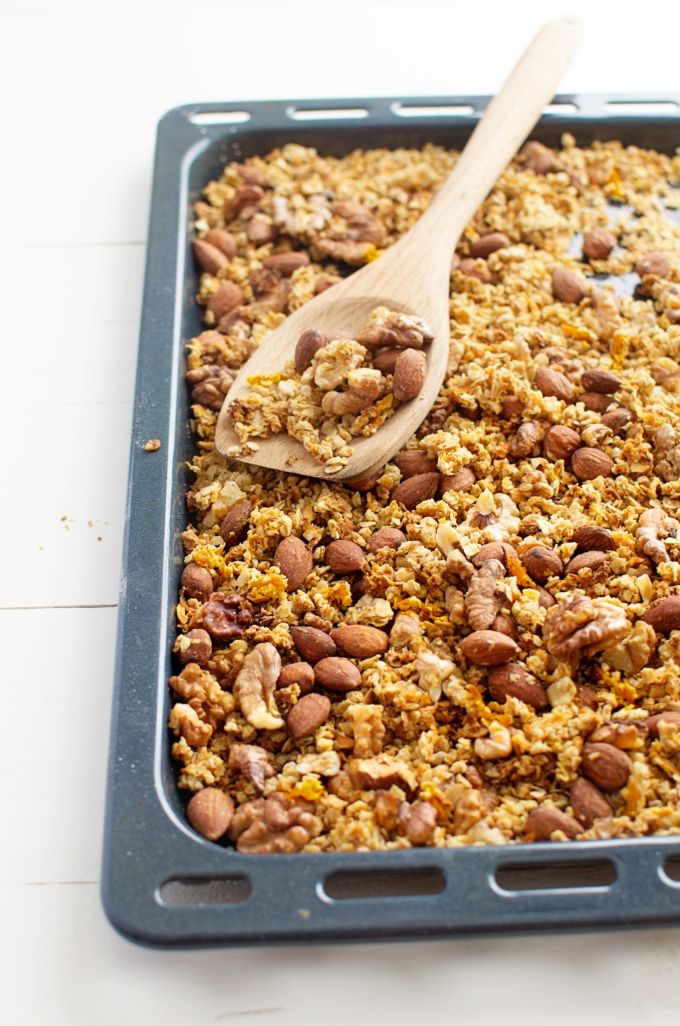Carrot cake granola, easy and super healthy!
