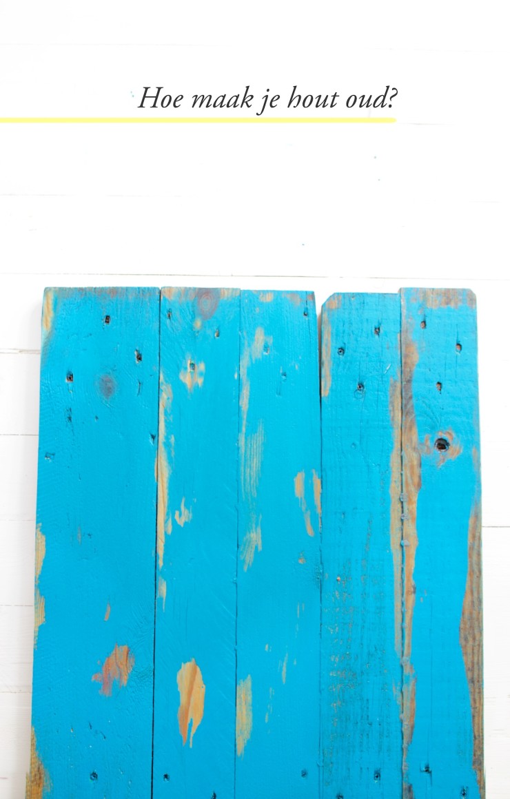Hoe maak je hout oud? A Cup of Life