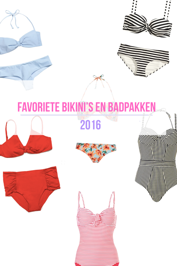 badpakken en bikini trend 2016