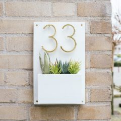 DIY huisnummers met plantenbak-1-4