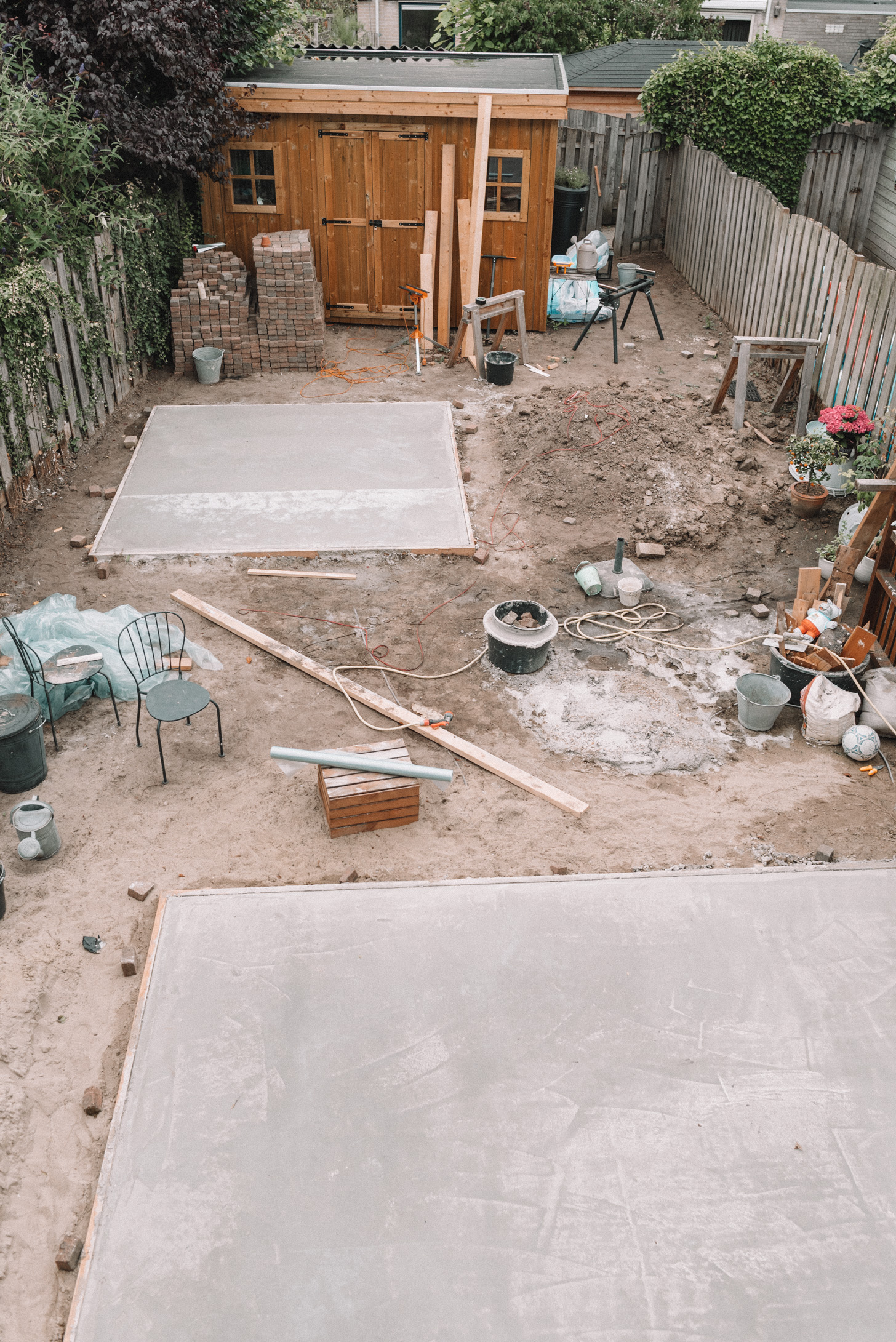 Productief . muur Hoe leg je een terras van beton? | A Cup of Life